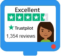 Over 1300 Trustpilot Reviews